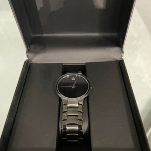 New black Sapphire Movado Watch